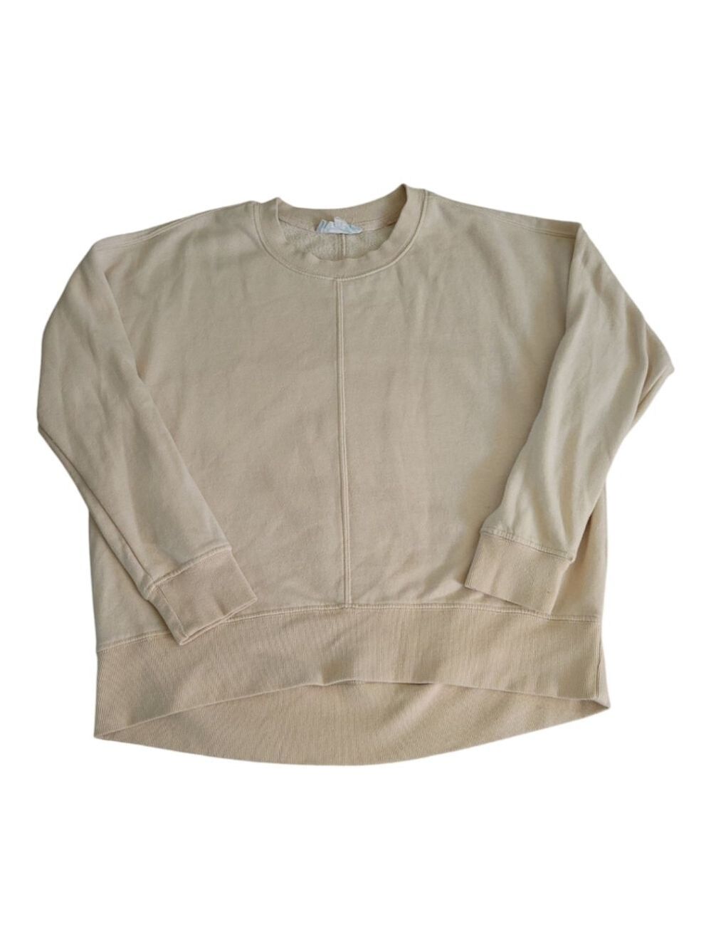 Hippie Rose Beige Sweatshirt Size M - Picture 2 of 8